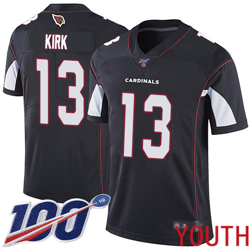 Arizona Cardinals Limited Black Youth Christian Kirk Alternate Jersey NFL Football #13 100th Season Vapor Untouchable